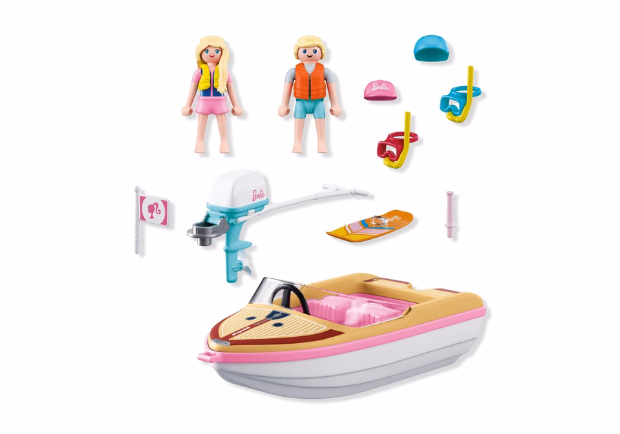 PLAYMOBIL x Barbie™ Barcă de aventură