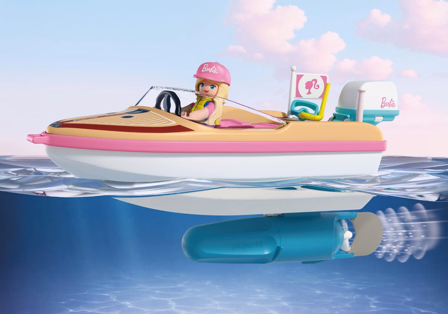 PLAYMOBIL x Barbie™ Barcă de aventură
