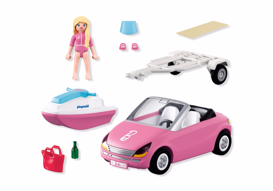 PLAYMOBIL x Barbie™ Mașinuță decapotabilă