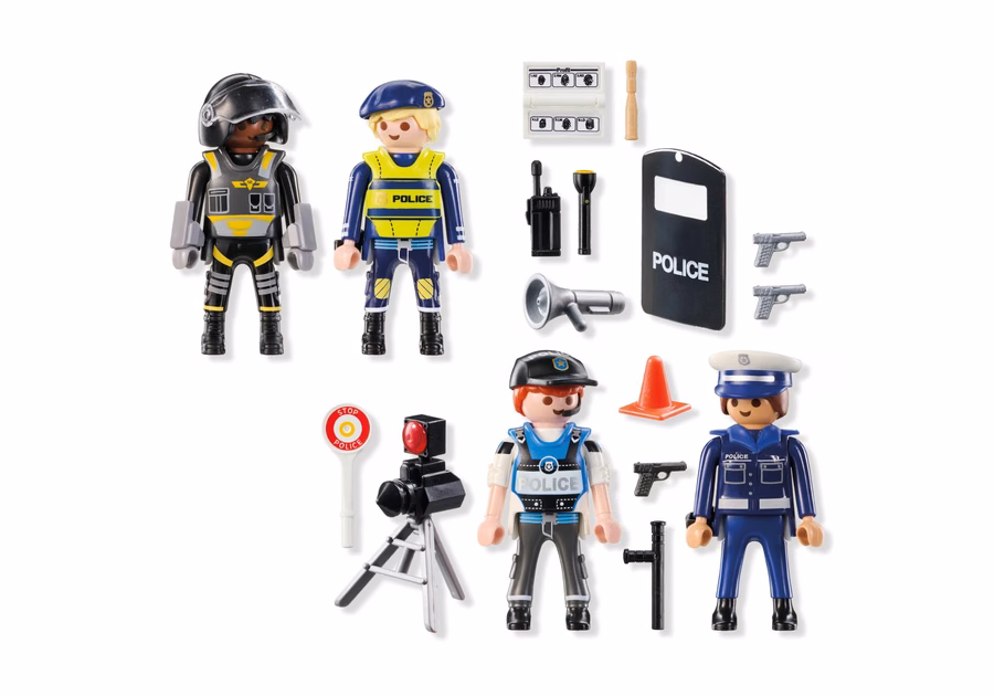 Set de figurine de poliție