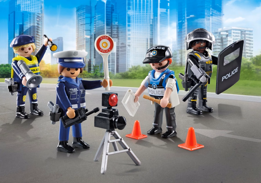 Set de figurine de poliție