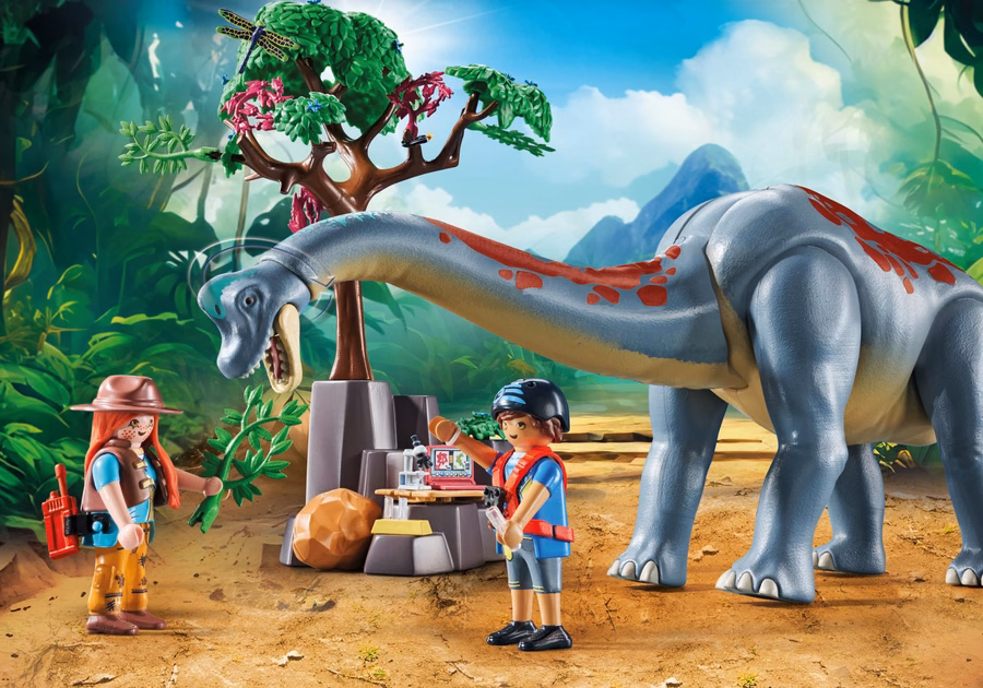 Brachiosaurus cu aeroglisor