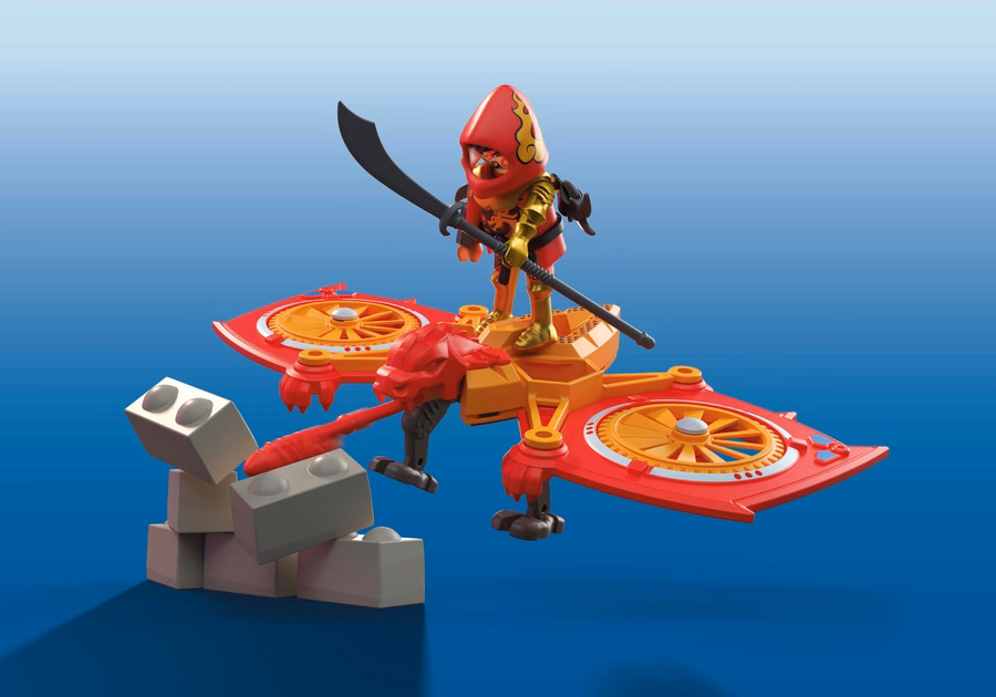 Lupta cu drone eroice cu ninja malefic
