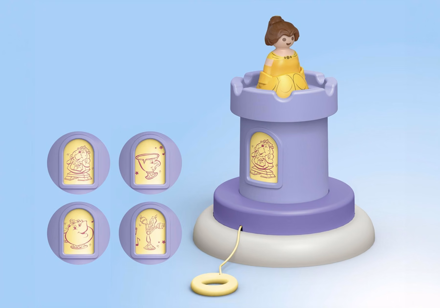 JUNIOR și Disney: Turnul de joacă al Bellei cu sunet