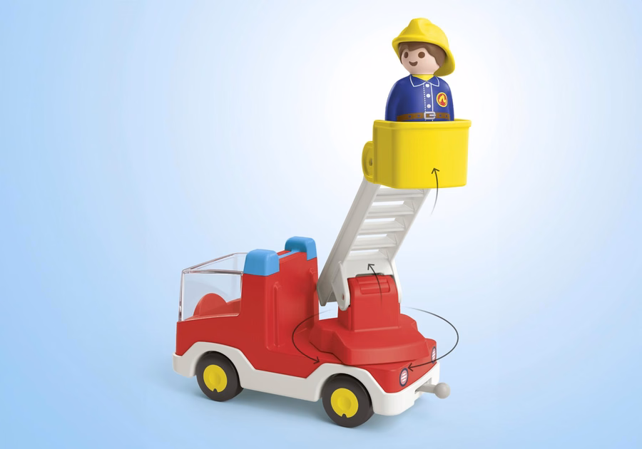 JUNIOR: Autospecială de pompieri cu scări