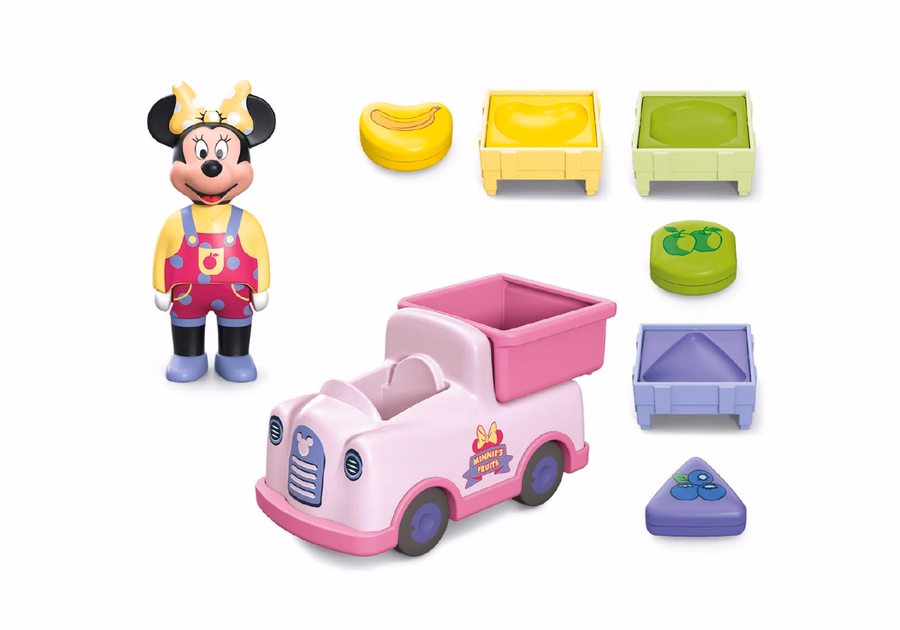 JUNIOR & Disney: Camionul cu fructe de sortat culori al lui Minnie Mouse