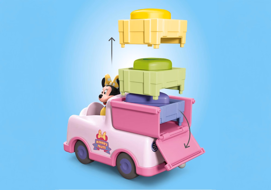 JUNIOR & Disney: Camionul cu fructe de sortat culori al lui Minnie Mouse