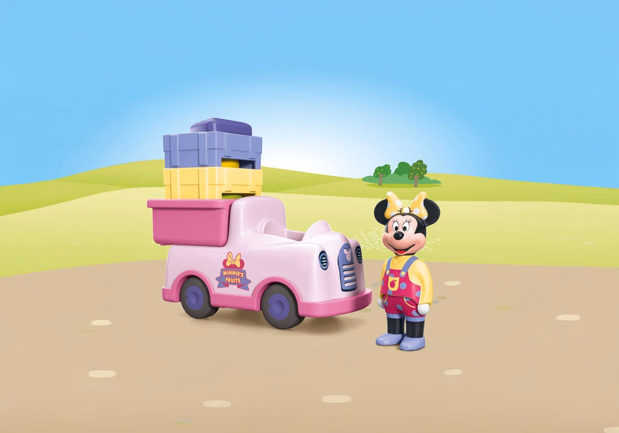 JUNIOR & Disney: Camionul cu fructe de sortat culori al lui Minnie Mouse