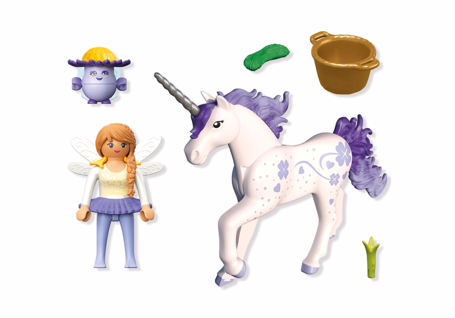 Unicorn de colecție: Lavandă norocoasă cu zână