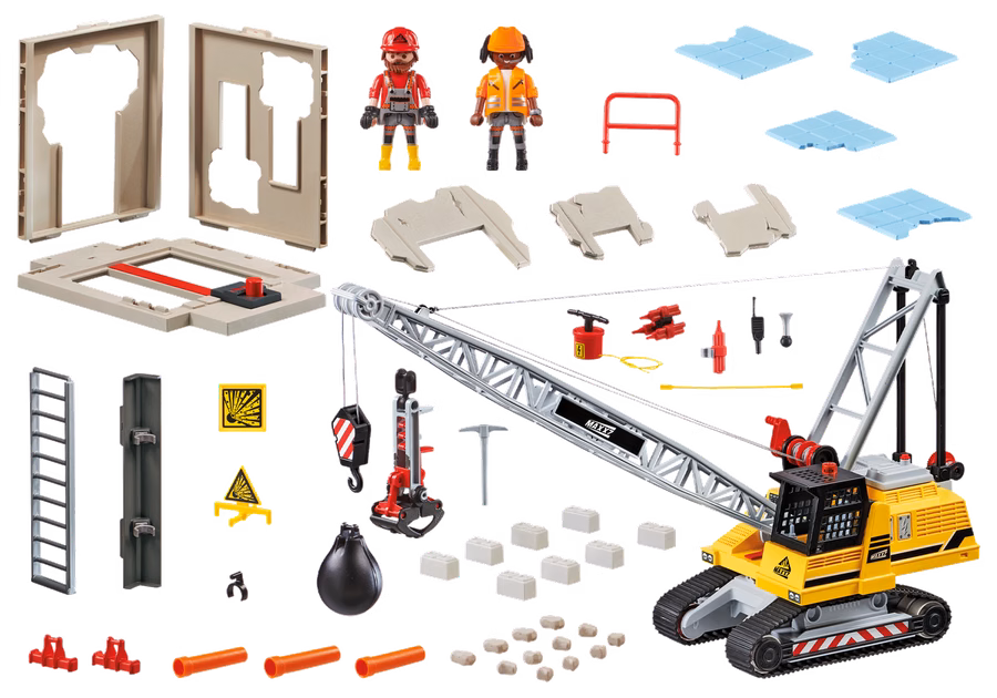 Excavator cu cablu cu secțiune de construcție