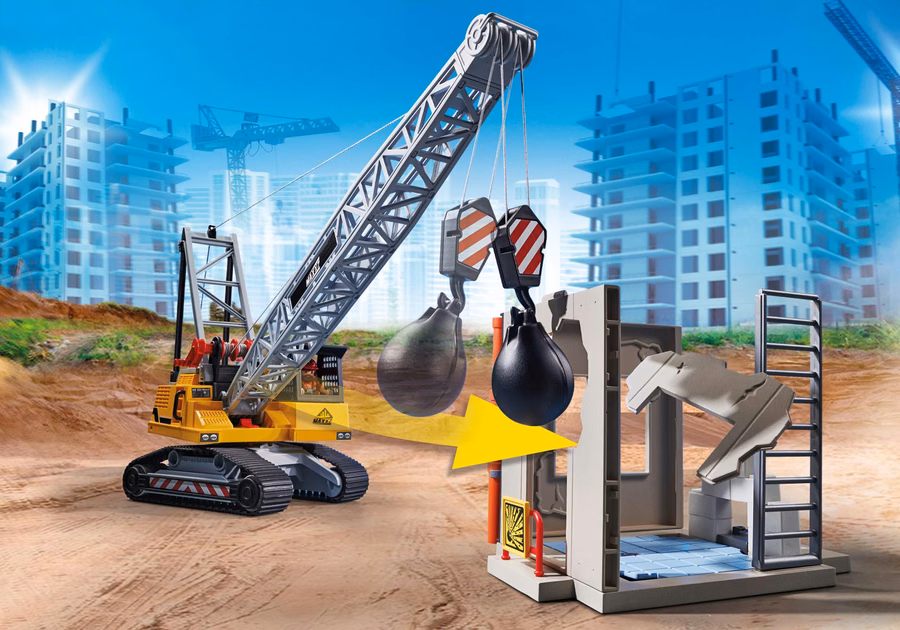 Excavator cu cablu cu secțiune de construcție
